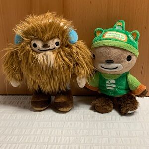 7”- 8” Sumi & Quatchi Plush Pair - 2010 Vancouver Olympics Mascot Merch